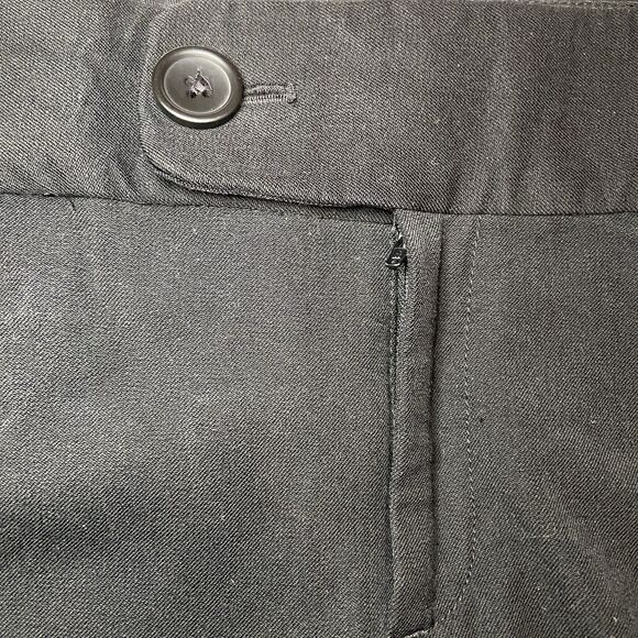 Banana Republic Jackson Fit Women Size 12 Stretch Black Trousers - Picture 11 of 16